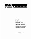 Fiat-Allis 65 Motor Graders Service Manual (70685820)