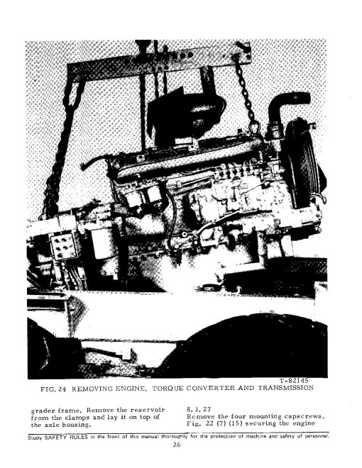 Fiat-Allis 65B Motor Graders Service Manual (73125943)