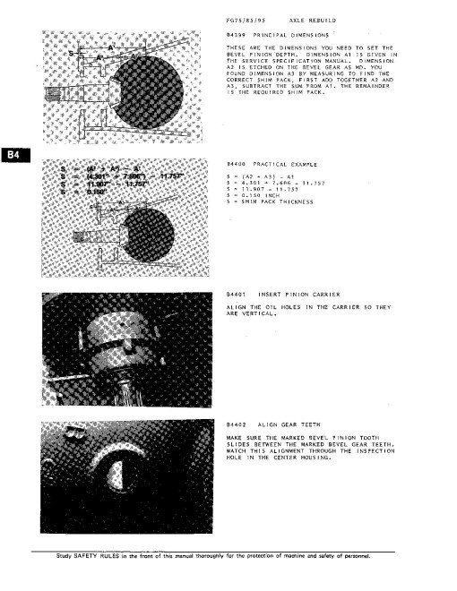 Fiat-Allis FG75, FG85 and FG95 Motor Graders Service Information Manual (73139904)