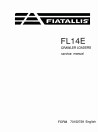 Fiat FL14E and FL175 Crawler Loaders Service Manual, NO ENGINE INFO (73152729)