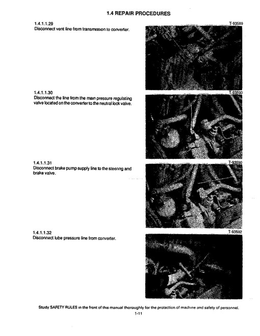Fiat-Allis FD14E Wheeled Loaders Service Manual (73156837)