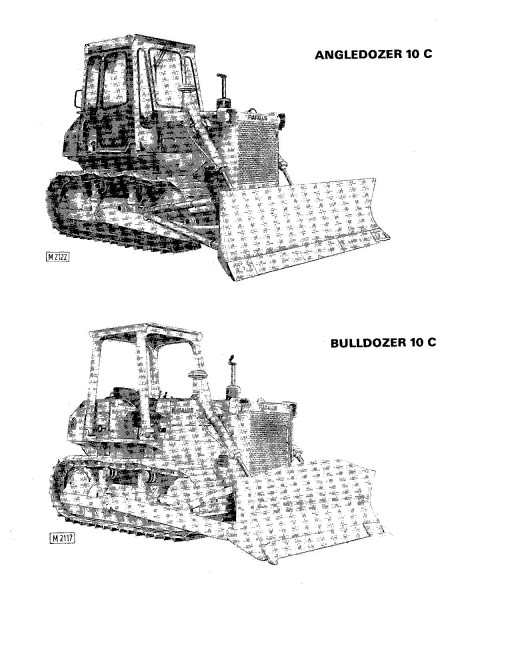 Fiat-Allis 10C Crawler Dozers Service Manual (73158153)