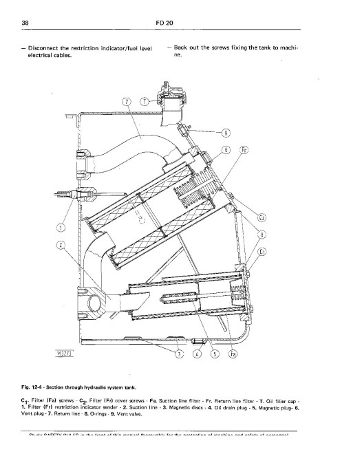 Fiat-Allis FD20 Crawler Dozers Service Manual (73158156)