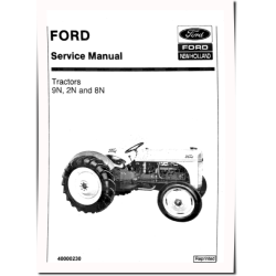 2N, 8N and 9N Tractors Service Manual (40000230)