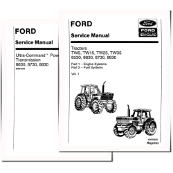 8530, 8630, 8730, 8830, TW15, TW25, TW35 and TW5 Tractors set of Service Manuals (40000580)