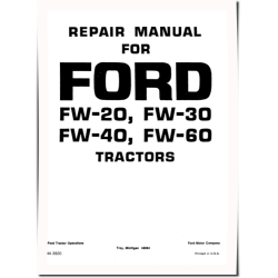 FW20, FW30, FW40 and FW60 4WD Articulated Tractors Service Manual (40003040-SE3920)