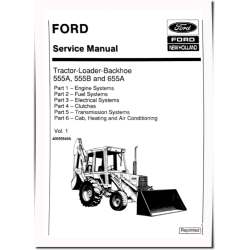 555A, 555B, 655 and 655A Tractor Loaders Backhoe Service Manual (40055540)
