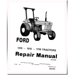 1310, 1510 and 1710 Tractors Repair Manual (40131020-SE4301)