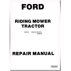 R8 and R11 (09GN-2051, 09GN-2052, 09GN-2053, 09GN-2054, 09GN-2055, 09GN-2056) Lawn Tractors Repair Manual (40205130-SE4363-4)