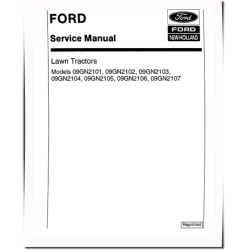 LT11 (09GN-2101,09GN-2102, 09GN-2103,09GN-2104, 09GN-2105,09GN-2106,09GN-2107) Lawn Tractors Service Manual (40210150-SE4363-3)