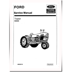 6000 Tractors Service Manual (40600010-SE8799)