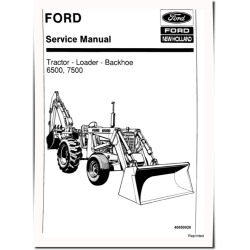 6500 and 7500 Tractor Loader Backhoe Service Manual (40650020-SE3400)