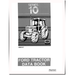 2910, 3910, 4110, 4610, 5610, 6610, 6710 and 7610 Tractors Service Data Book (40881017-SE4254)