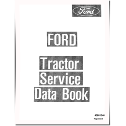 2600, 3600, 4100, 4600, 5600, 6600, 6700, 7600 and 7700 Tractors Service Data Book (40881040-SE3846)