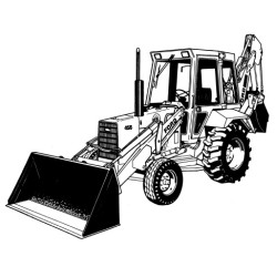 455 Tractor Loader Backhoe Repair Manual (40045510-SE4600)