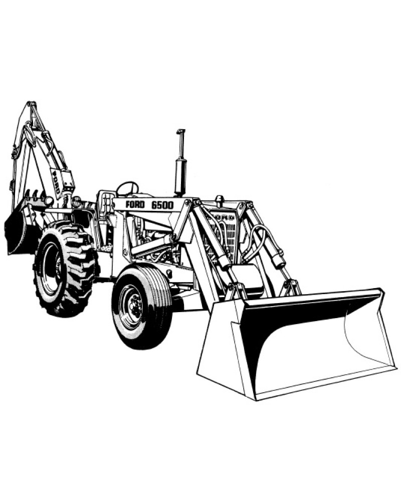 Ford 6500 and 7500 Tractor Loader Backhoe Service Manual (40650020-SE3400)