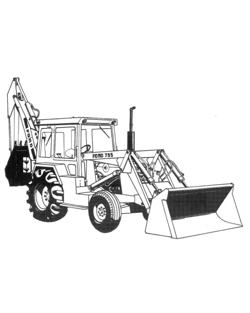 Ford 755, 755A and 755B Tractor Loader Backhoe Service Manual (40075510-SE3905) Ford 755, 755A and 755B Tractor Loader Backhoe Service Manual (40075510-SE3905)