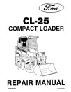 Ford CL-25 Skid Steer Loaders Repair Manual (40002510-SE4308)