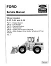 Ford A62, A64 and A66 4WD Wheeled Loaders Repair Manual (40006230-SE3450)