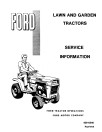 Ford 100, 120, 125, 145, 165 and 195 Lawn Tractors set of Service Manuals (40010060-SE3772)