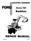 Ford 765 series Backhoes Repair Manual (40076510)