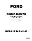 Ford R8 and R11 (09GN-2051, 09GN-2052, 09GN-2053, 09GN-2054, 09GN-2055 and 09GN-2056) Lawn Tractors Repair Manual (40205130-SE4363-4)