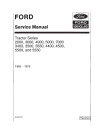 Ford 2000, 3000, 3400, 3500, 3550, 4000, 4400, 4500, 5000, 5500, 5550 and 7000 Tractors set of Service Manuals (40340070)