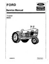 Ford 6000 Tractors Service Manual (40600010-SE8799)