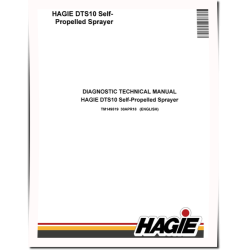 Hagie DTS10 (SN: 016001-017500) Self-Propelled Sprayers Diagnostic Manual (TM149519)