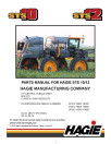 Hagie DPS12, STS10 and STS12 Self-Propelled Sprayers Parts Catalog (PM493777)