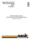 Hagie STS10 (SN from 10S019001) and STS12 (SN from 12S019001) Self-Propelled Sprayers Repair Manual (TM149219)