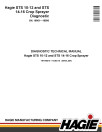 Hagie STS10, STS12, STS14 and STS16 Crop Sprayers (SN.19001-19500) Diagnostic Manual (TM149319)