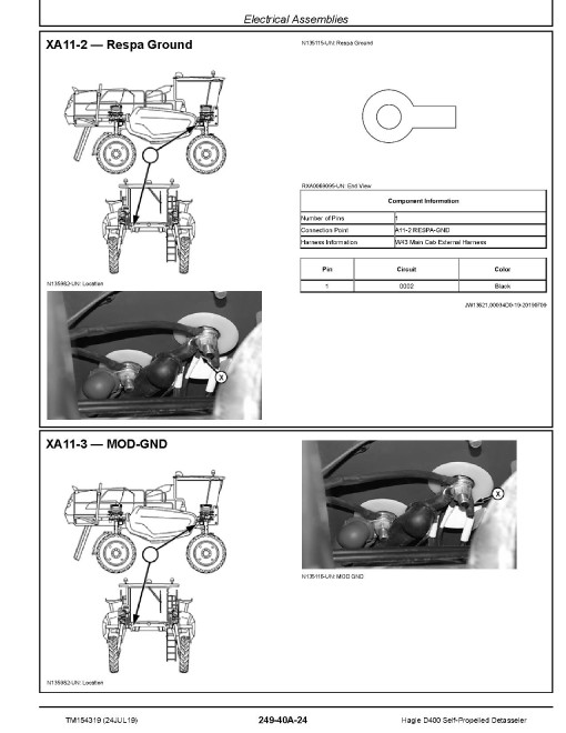 Hagie D400 Self-Propelled Detasselers Diagnostic Manual (TM154319) Hagie D400 Self-Propelled Detasselers Diagnostic Manual (TM154319)