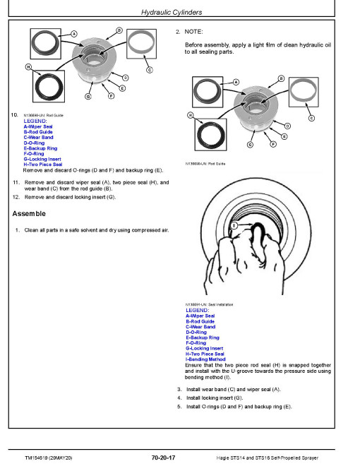 Hagie STS14 (SN from 14S018001) and STS16 (SN from 16S019001) Self-Propelled Sprayers Repair Manual (TM154619) Hagie STS14 (SN from 14S018001) and STS16 (SN from 16S019001) Self-Propelled Sprayers Repair Manual (TM154619)
