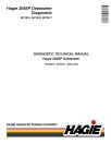 Hagie 204SP Self-Propelled Detasselers Diagnostic Manual (TM168419)