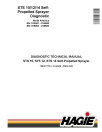 Hagie STS10, STS12 and STS14 (SN: 014001-014500; 015001-015500) Self-Propelled Sprayers (North America) Diagnostic Manual (TMFA111519)