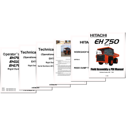 EH750-3 Rigid Dump Truck set of Service Manuals