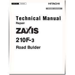 Zaxis 210F-3 Road Builders Repair Manual (TM10424)