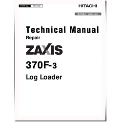 Zaxis 370F-3 Log Loaders Repair Manual (TM10433)