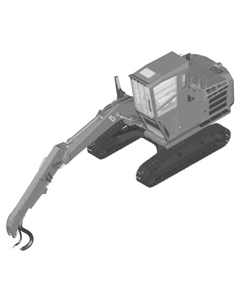 Hitachi Zaxis 210F-FE-6N (PIN from 1FFDC573_ _F212001) Forestry Excavators Operation and Test Manual (TM14178X19)