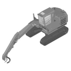 Zaxis 260F-FE-6N and 260FLC-FE-6N Forestry Excavators (PIN: 1FFDC272_ _F260001-) Operation and Test Manual (TM14174X19)