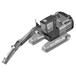Zaxis 310F-FE-6N (PIN from 1FFDDP72_ _F310001) Forestry Excavators Operation and Test Manual (TM14170X19)