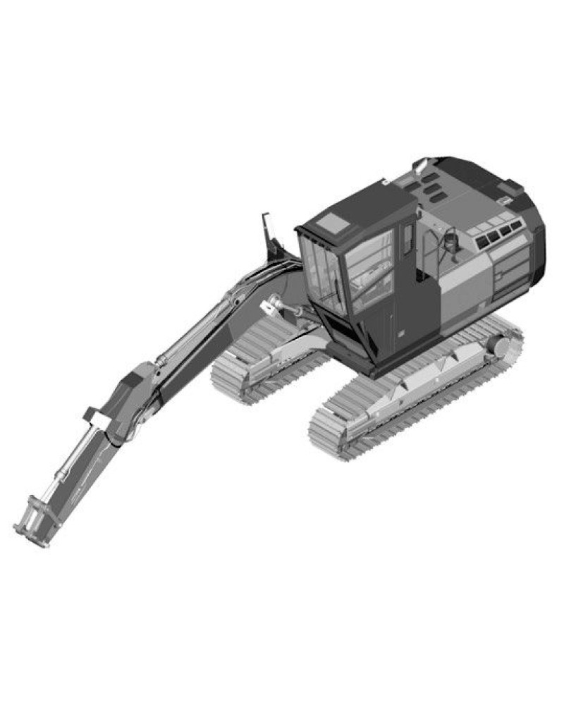 Hitachi Zaxis 310F-FE-6N (PIN from 1FFDDP72_ _F310001) Forestry Excavators Operation and Test Manual (TM14170X19)