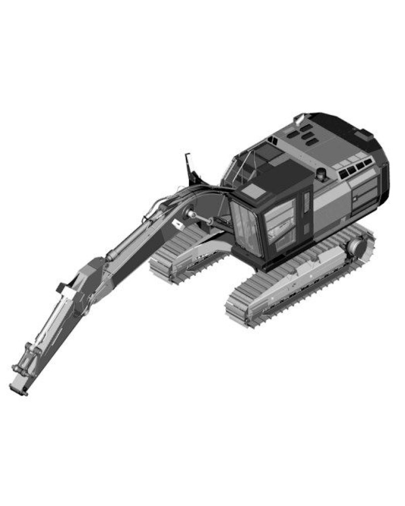 Hitachi Zaxis 370F-FE-6N and 370FLC-FE-6N (PIN: 1FFDDR73_ _F371001-) Forestry Excavators Operation and Test Manual (TM14166X19)