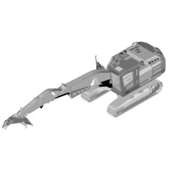 Zaxis 370F-LL-6N and 370FLC-LL-6N Log Loaders (PIN: 1FFDDR72_ _F376001-) Operation and Test Manual (TM14168X19)