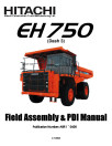 Hitachi EH750-3 Rigid Dump Truck set of Service Manuals