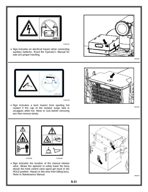 Hitachi EH750-3 Rigid Dump Truck set of Service Manuals