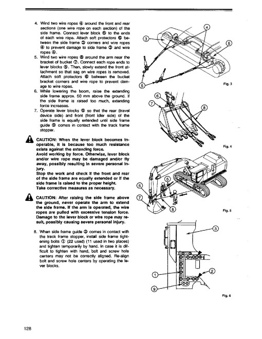 Hitachi EX750-5 and EX800H-5 Crawler Excavator set of Service Manuals