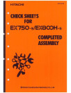 Hitachi EX750-5 and EX800H-5 Crawler Excavator set of Service Manuals