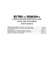 Hitachi EX750-5 and EX800H-5 Crawler Excavator set of Service Manuals